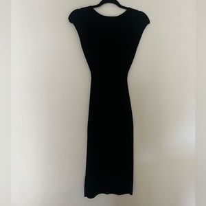 Aritzia Wilfred cutout knit dress
